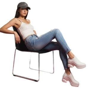 Flying Monkey Distressed Light wash Skinny Jeans